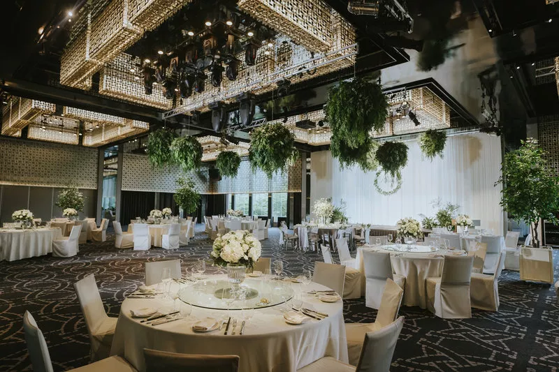 五星級飯店是婚宴場所裡最高級的場地。